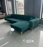 Longer sofa set with designing handle and beautiful colour with pillow