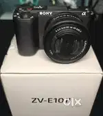 Sony ZV E10 II Camera 26MP w 566 Shutter count +PZ 16-50mm OSS II Lens
