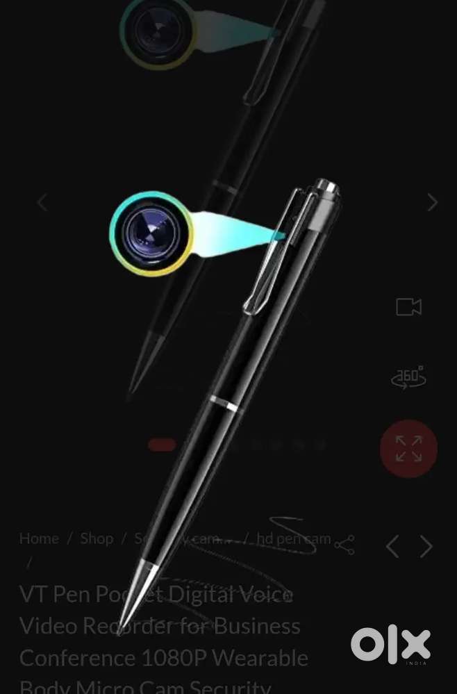 VT Pen Pocket Digital Voice Video Recorder for Business