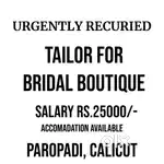 Tailor for Bridal Boutique