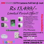 Hikvision HD 2MP CCTV Camera full set with 2yrs warranty