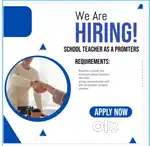 We need school teachers who can promote our various programs.
