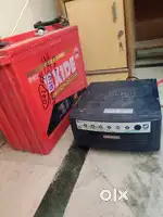 Inverter with battery