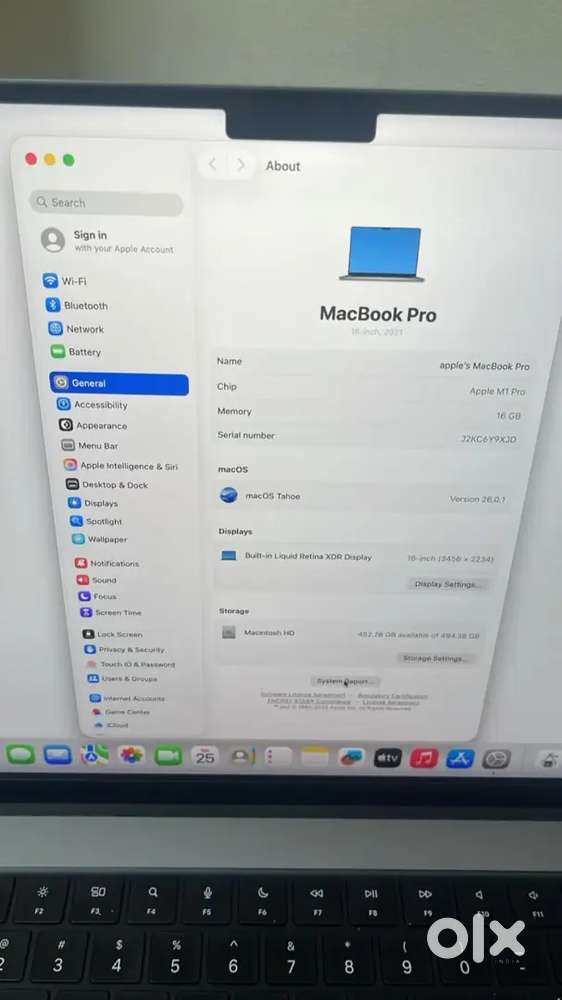 Macbook pro  M 1