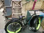 FIRECATHER  || FAT TYRE BICYCLE WITH GEARS AND DUAL DISK, FULL SIZE.