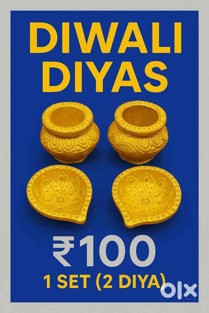 Diwali Collections - golden Diya (pranati)