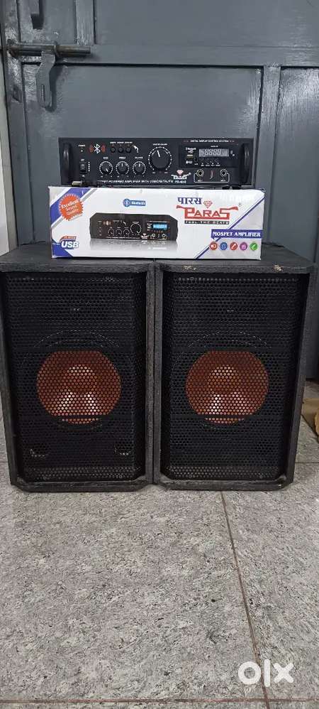 Speaker set (700w) speaker with amplifier (1200w)