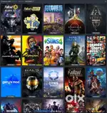 ALL GAMES & SOFTWARE RS.100