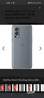 One plus nord 2 with box charger  no scratches