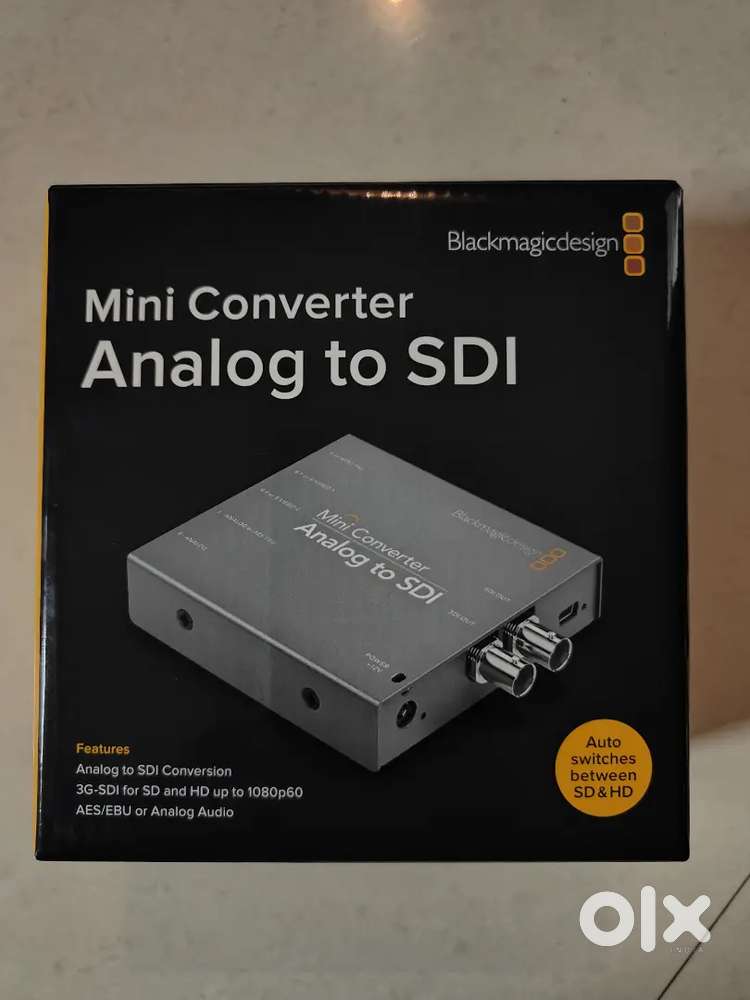 Blackmagic Design Mini Converter–Analog to SDI (Un use/ New Condition)