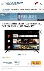 Led tv 108 cm New sealed pack