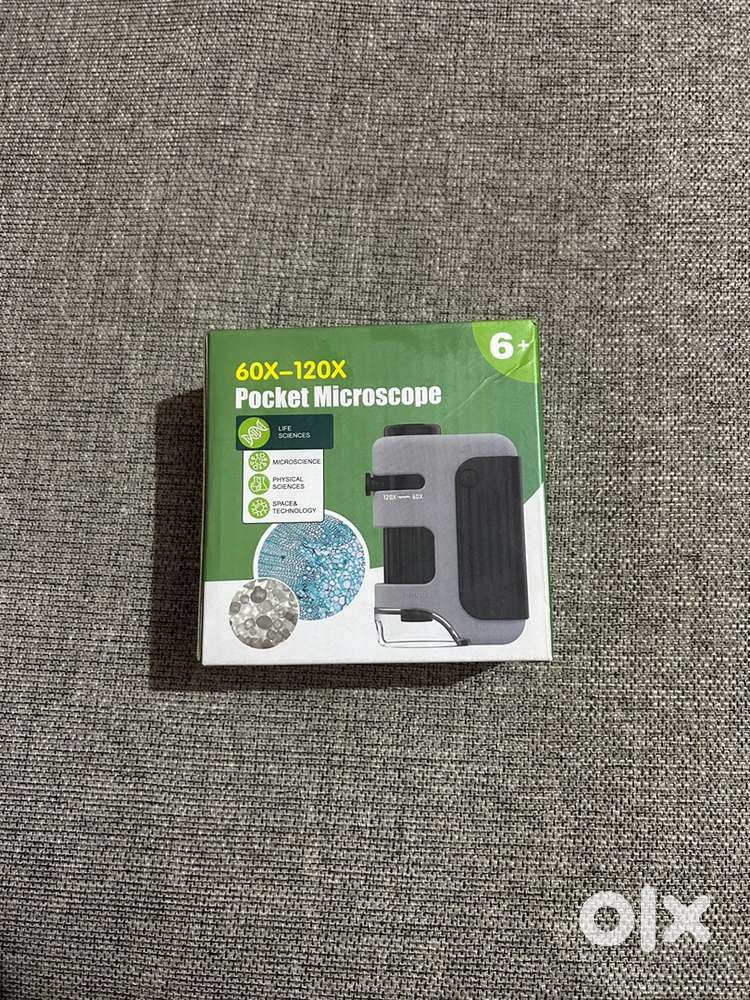 Pocket Microscope (60x-120x for zoom)