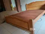Bed with mattress