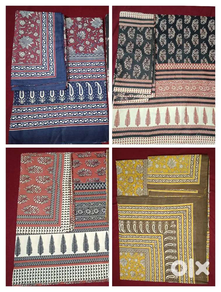Kalamkari bedsheets 7.5*9ft with 2 Pillow covers