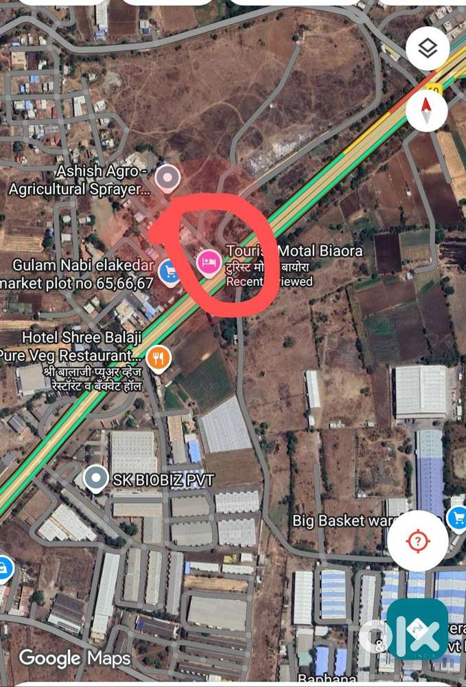 Mumbai Agra Highway (NH 3) ,2nd plot from highway