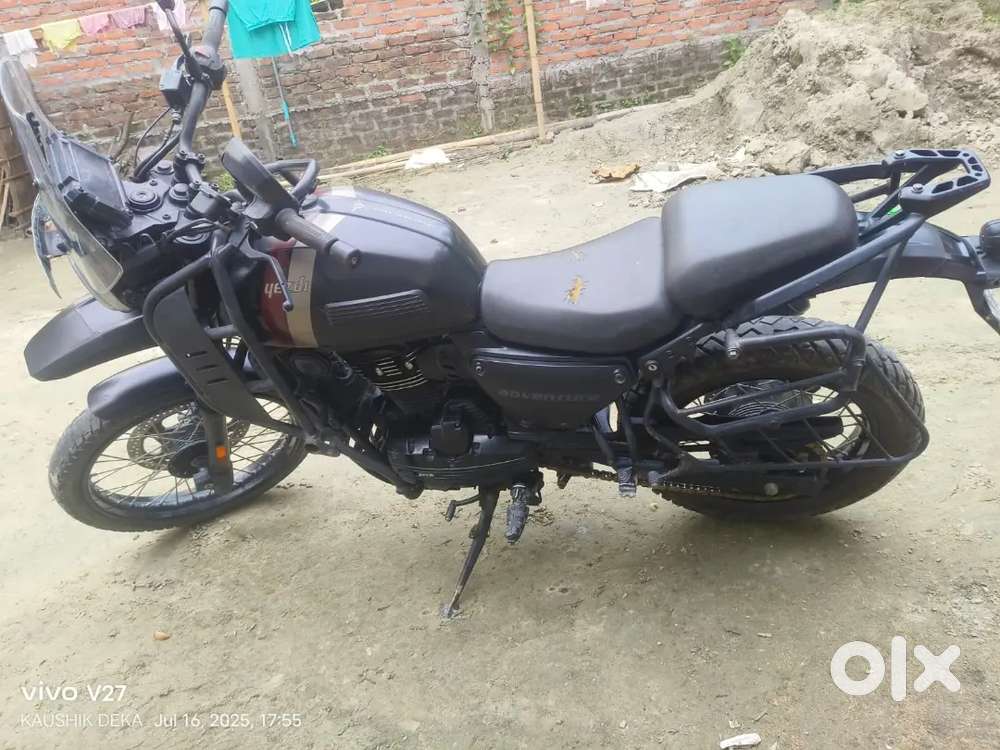 Top condition black Yezdi Adventure Single owner bike