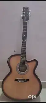 Just 5 month old signature semi acoustic guitar at affordable price