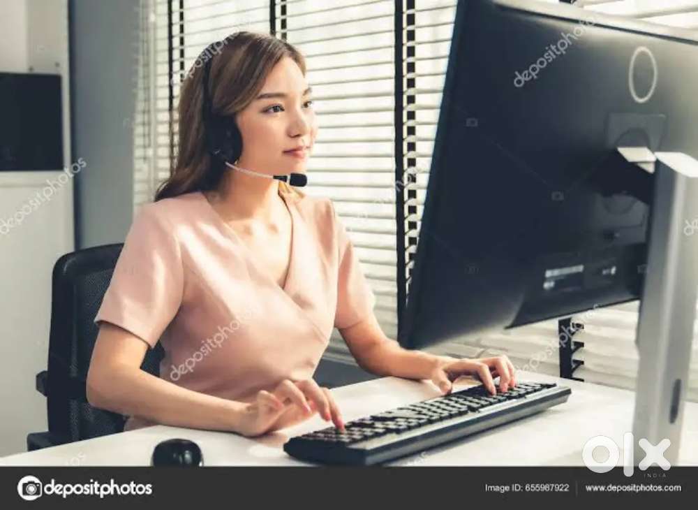 Office Staff Computer Opertor, Recepnist, Sales Girl. Only Girls
