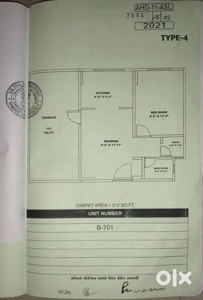 1 bhk with penthouse