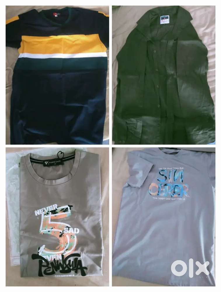 NEW 3 Teshirt,1 shirt(L)