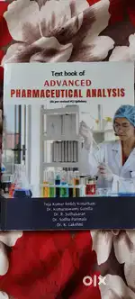 M pharmacy pharmaceutical analysis 1st semister books