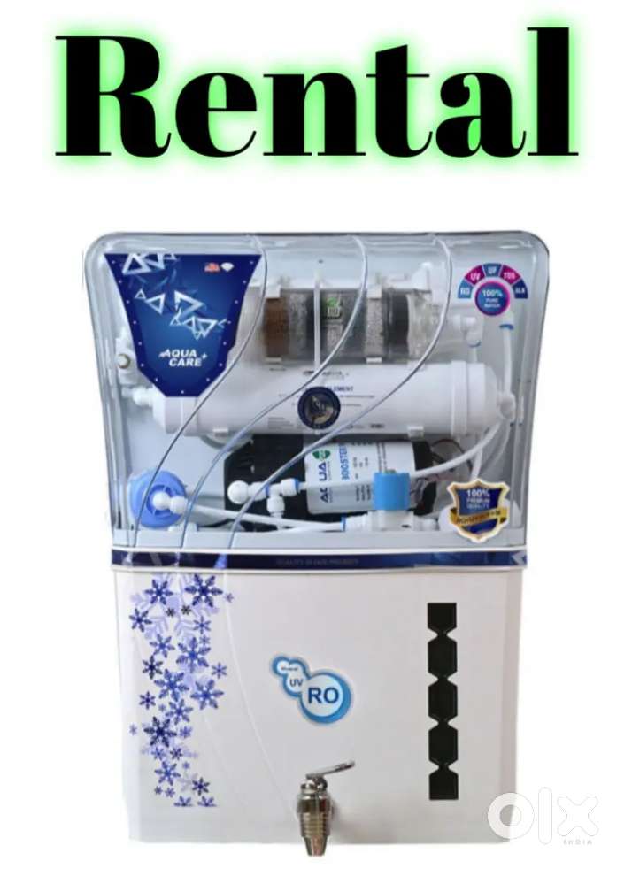 Water purifier available on rent