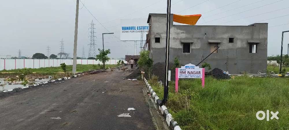 Gst road 5 km near residential plots for sale on Thirumudivakkam
