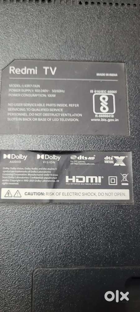 MI TV 43inches 4KUltra HD