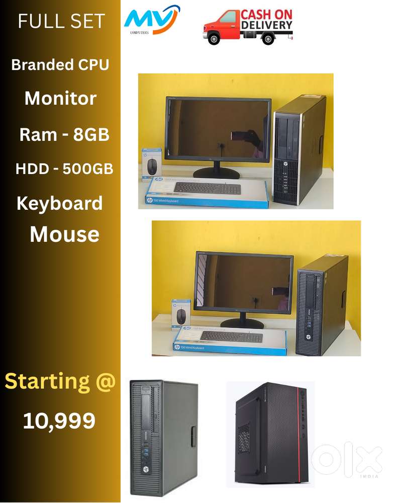 Replacement Warranty  CPU -Branded  Monitor Graphics  Keyboard Mouse
