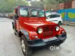 Red Mahindra Thar 4x4 in best condition
