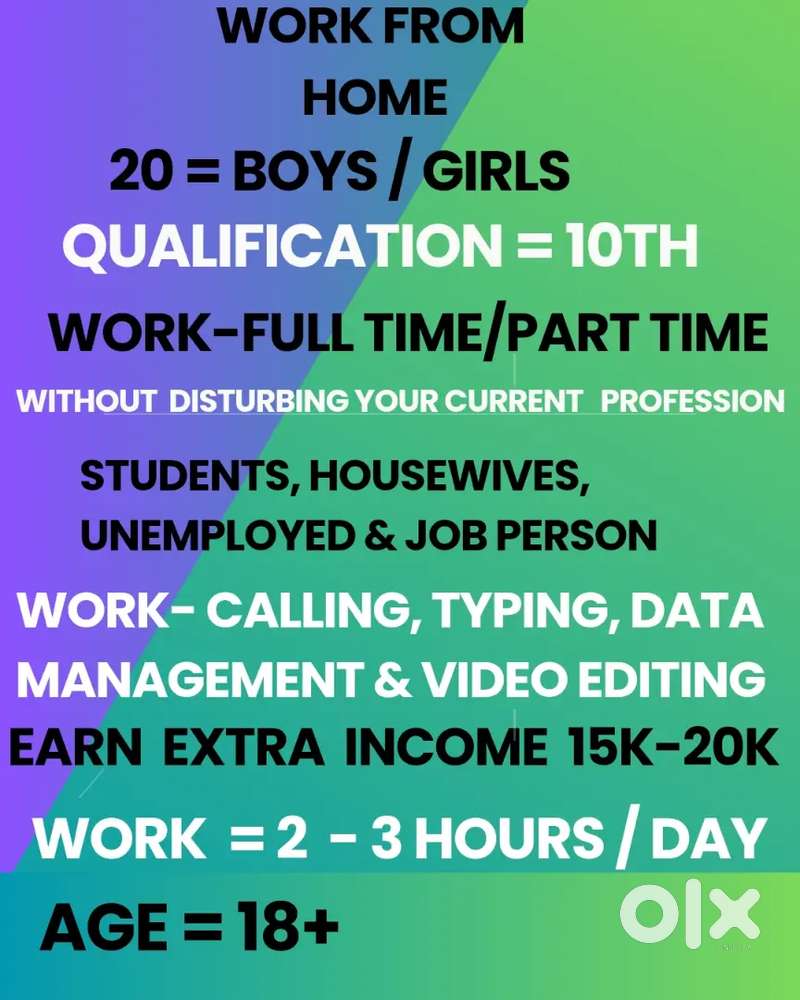 Work from home opportunity