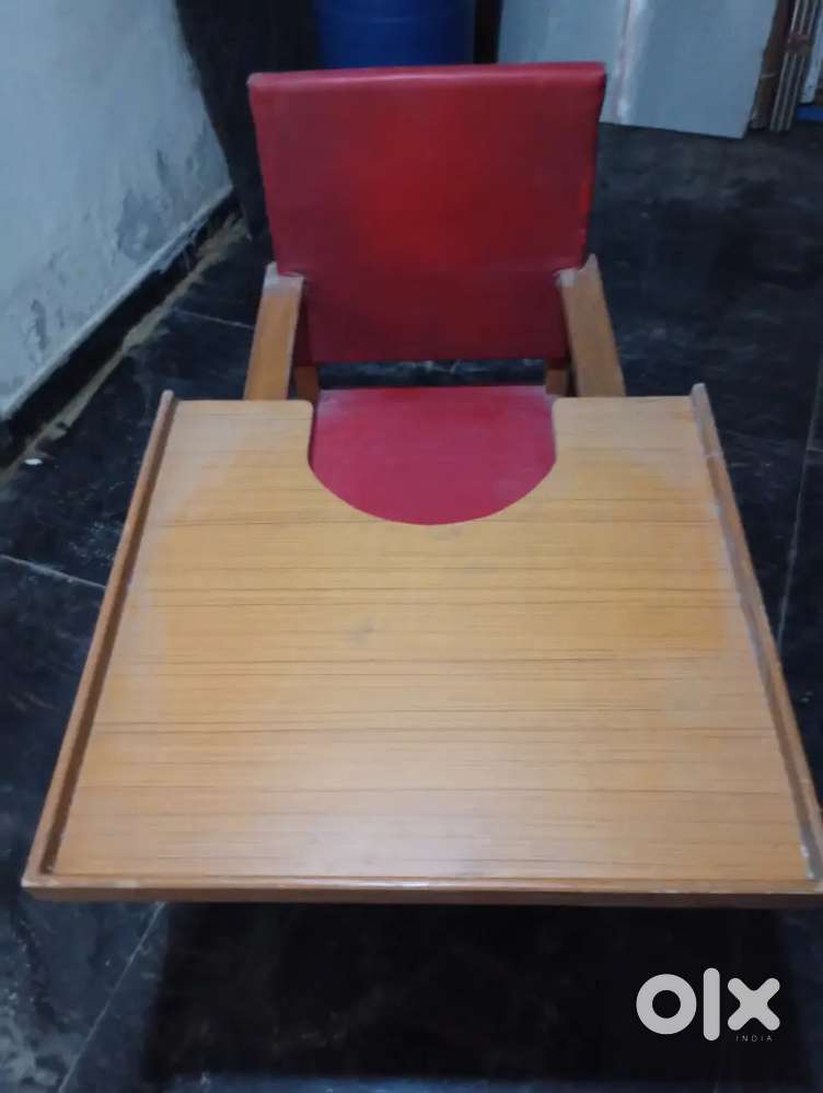 Wooden chair and table