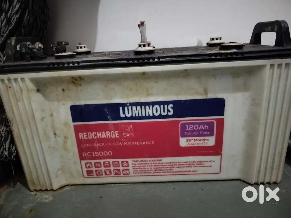 Used Luminous UPS along with battery