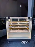 Sweet counter front open