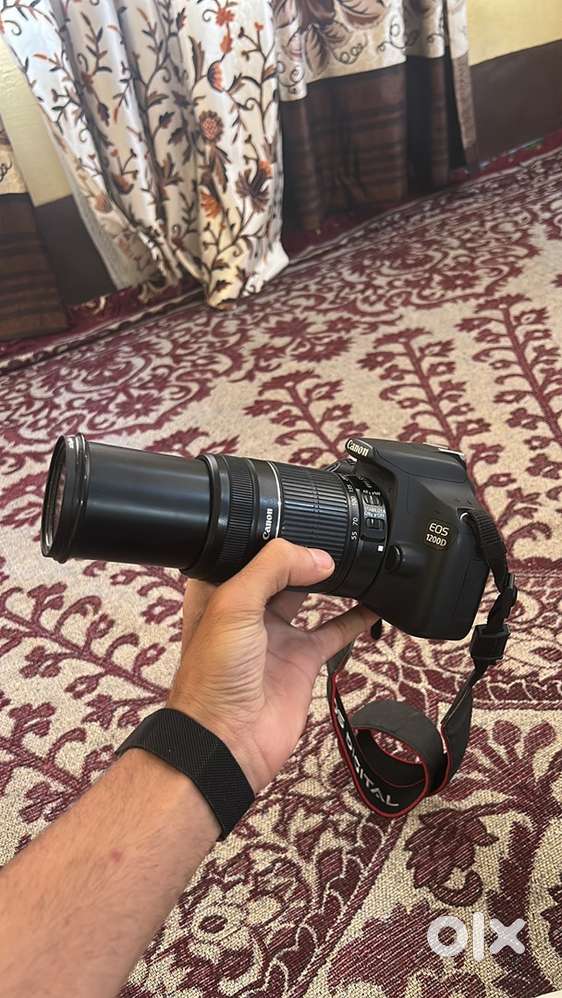 Canon ESO 1200d new camera with 2 lens  bag and charger