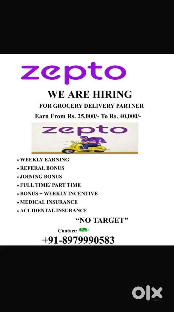 Zepto delivery partner