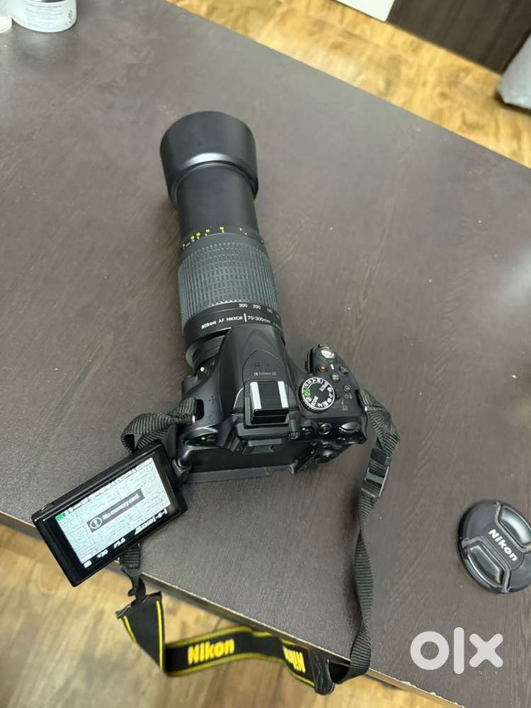 Nikon 5200D, great condition with 2 big lens