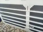 Door with mesh