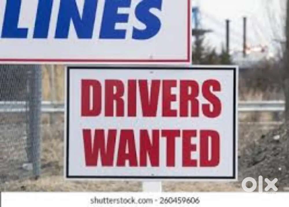 WANTED DRIVERS FOR FMCG COMPANY WITH FOUR WHEELER LICENSE