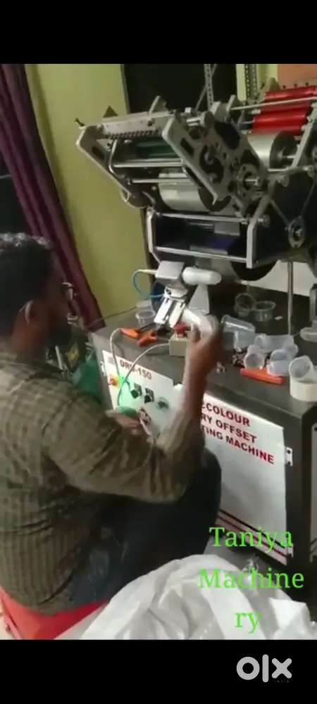 Screen printing dry off set