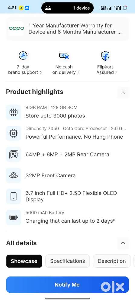 OPPO F25 PRO 5G