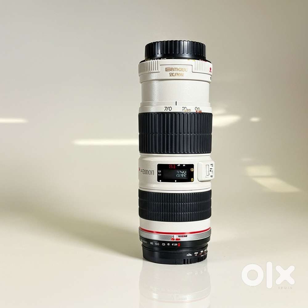 [Mint Condition] Canon EF 70-200mm f/4L IS USM Lens  White Lens with