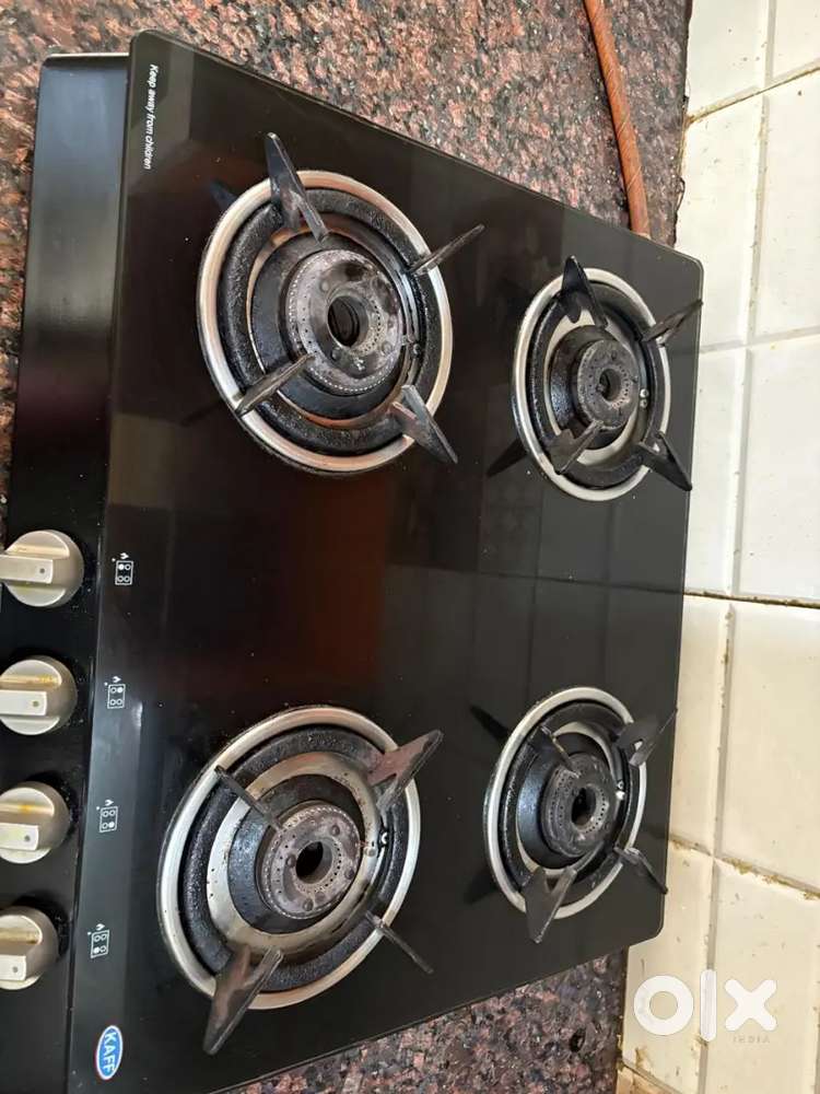 Kitchen counter top gas