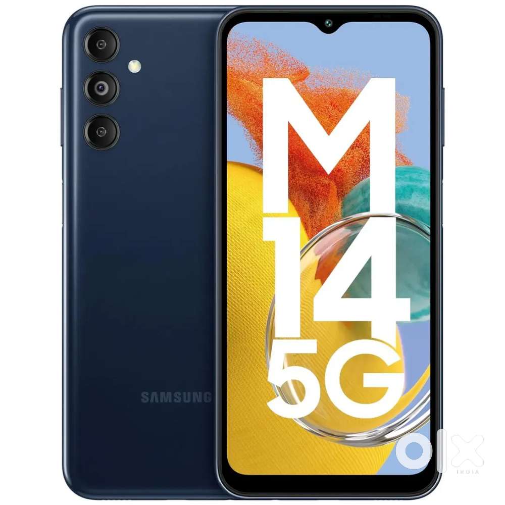 Samsung m15 5g, 6gb ram, 128gb storage with box