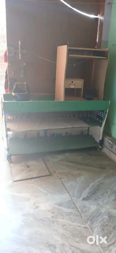 Lakdi counter &computer rack