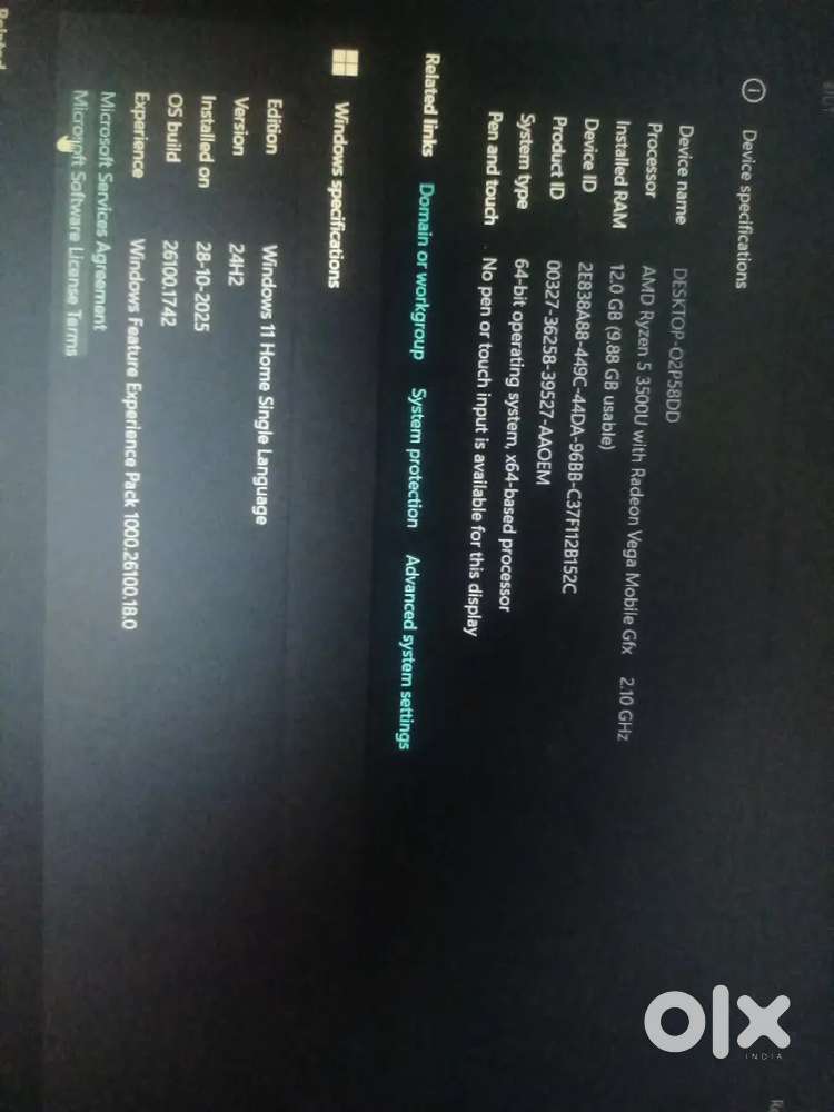 Lenovo IdeaPad slim 3 AMD rygen 5