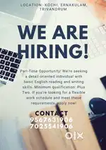 Part time job for field work