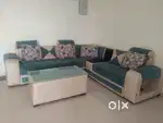 L shape sofa set