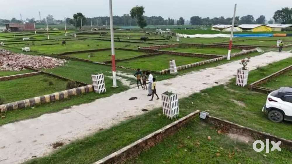 किसान पथ से लगा प्लाट खरीदे बैंक लोन के साथ में