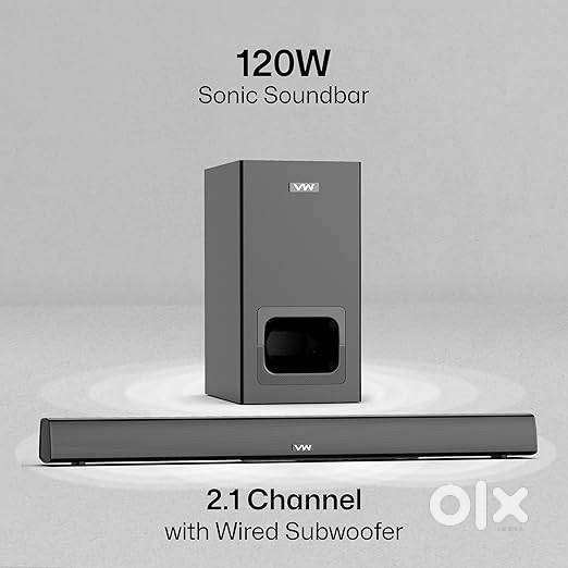 VW 2.1 Channel Sound Bar with Sub woofer
